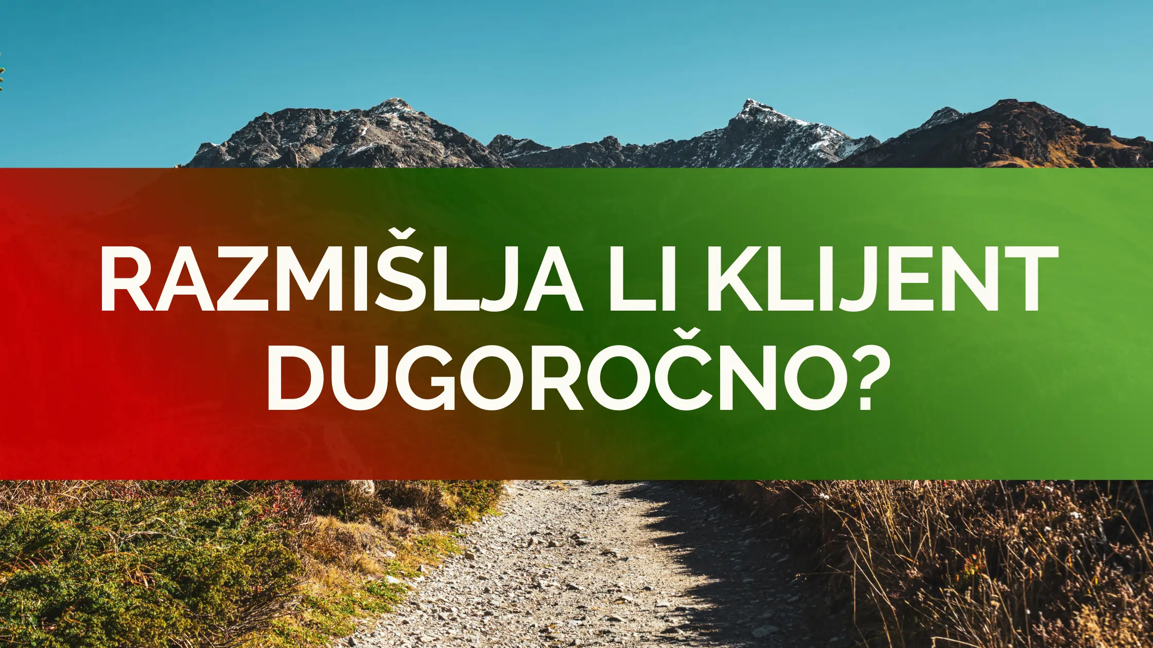 Ilustracija dugoročne strategije za digitalni marketing i održavanje sajta